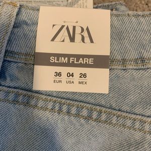 Zara Slim Fare jeans. Never worn with tags on them!!